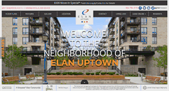 Desktop Screenshot of elanuptown.com
